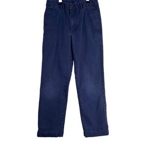 Polo Ralph Lauren Boys Navy Chino Pants 8 Adjustable Waist School Uniform Easter